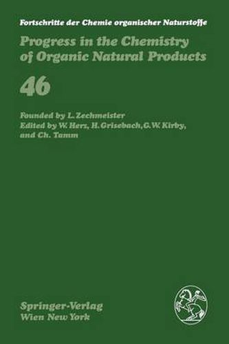 Fortschritte der Chemie organischer Naturstoffe / Progress in the Chemistry of Organic Natural Products