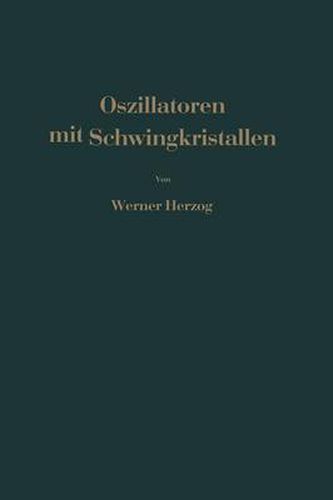 Cover image for Oszillatoren mit Schwingkristallen
