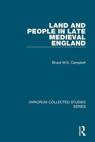 Cover image for Land and People in Late Medieval England