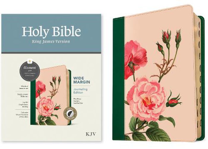 Cover image for KJV Wide Margin Bible, Filament Edition, Pink Floral