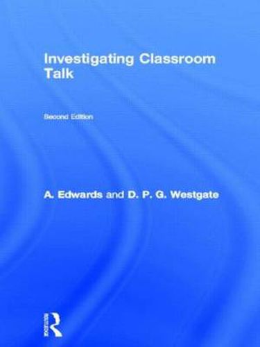 Cover image for Investigating Classroom Talk