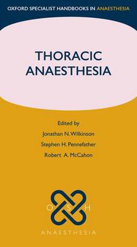 Cover image for Thoracic Anaesthesia