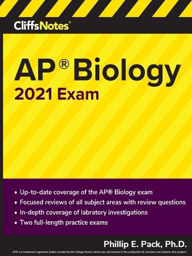 Cover image for CliffsNotes AP Biology 2021 Exam