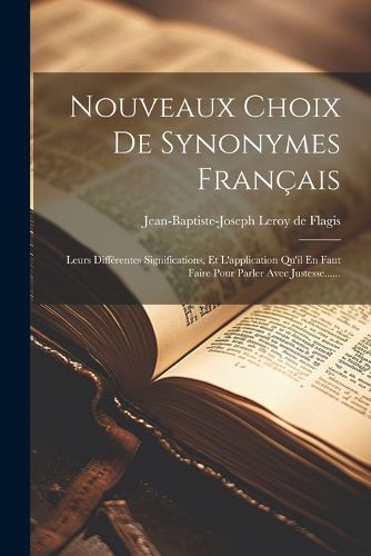 Cover image for Nouveaux Choix De Synonymes Francais