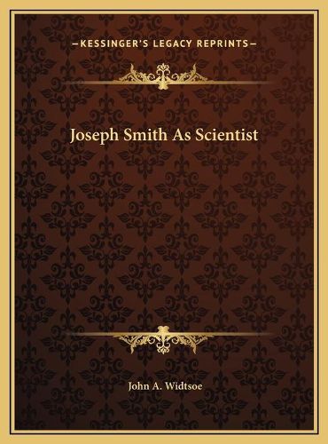 Joseph Smith as Scientist