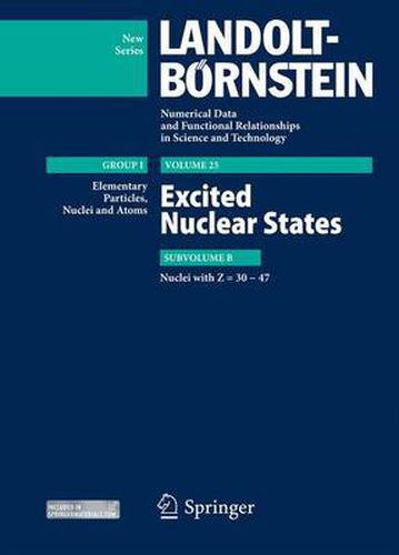 Z = 30-47. Excited Nuclear States