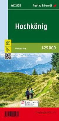 Cover image for Hochkonig Walking Map 1:25 000