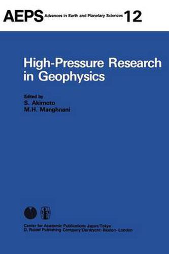 Cover image for High-Pressure Research in Geophysics