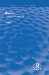 Cover image for Revival: Sappho - Poems and Fragments (1926)