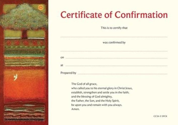 CC3A Confirmation Cert (1=x10)