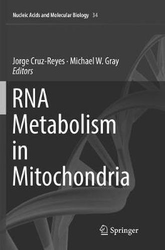 Cover image for RNA Metabolism in Mitochondria