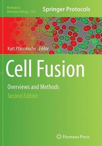 Cover image for Cell Fusion: Overviews and Methods