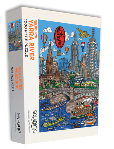 Cover image for Yarra River 1000 Piece Puzzle Squidinki