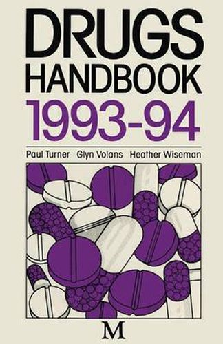 Cover image for Drugs Handbook 1993-94