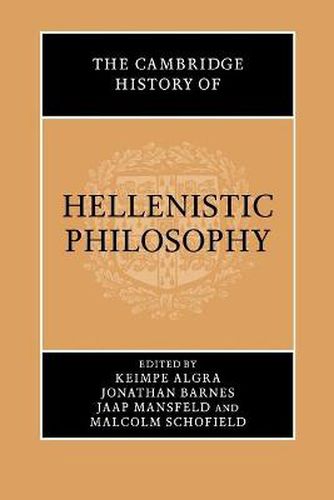 Cover image for The Cambridge History of Hellenistic Philosophy