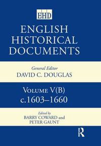 Cover image for English Historical Documents, 1603-1660