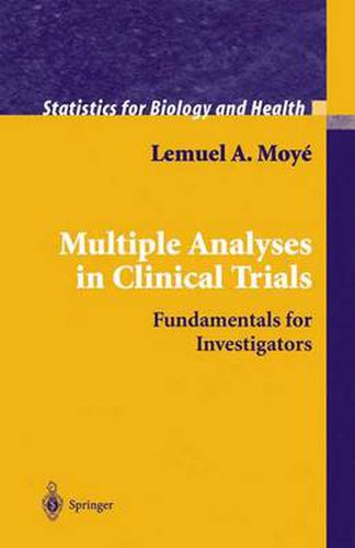 Cover image for Multiple Analyses in Clinical Trials: Fundamentals for Investigators