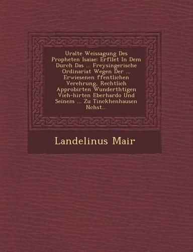 Cover image for Uralte Weissagung Des Propheten Isaiae