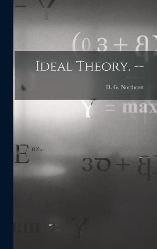 Ideal Theory. --