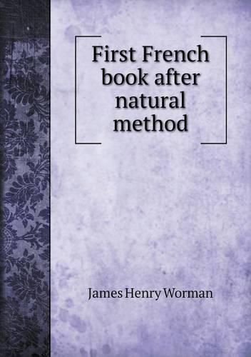 Cover image for First French book after natural method