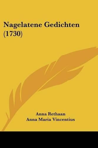 Cover image for Nagelatene Gedichten (1730)