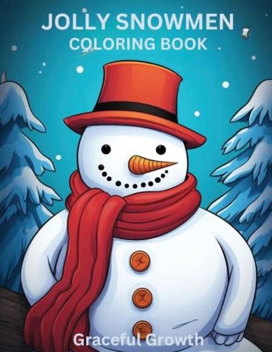 Cover image for JOLLY SNOWMEN Coloring Book