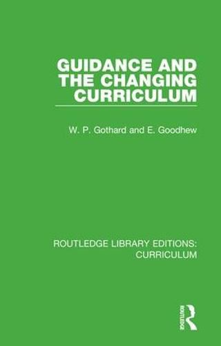 Cover image for Guidance and the Changing Curriculum