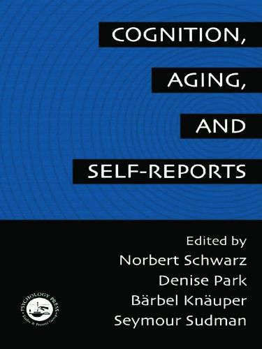 Cover image for Cognition, Aging and Self-Reports