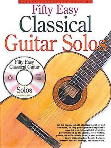 Cover image for Fifty Easy Classical Guitar Solos