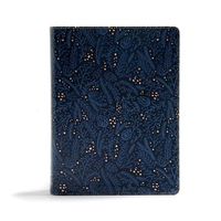 Cover image for CSB Study Bible, Navy LeatherTouch, Indexed