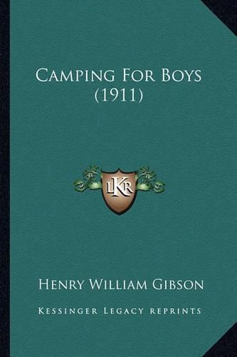 Camping for Boys (1911)