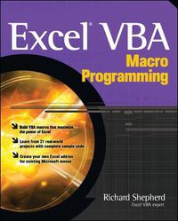 Cover image for Excel VBA Macro Programming