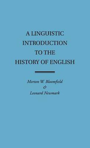 Cover image for A Linguistic Introduction to the History of English