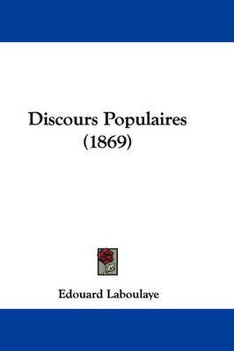 Cover image for Discours Populaires (1869)