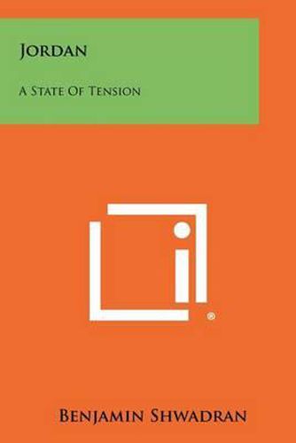 Cover image for Jordan: A State of Tension