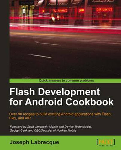 Cover image for Flash Development for Android Cookbook