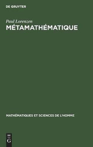 Cover image for Metamathematique