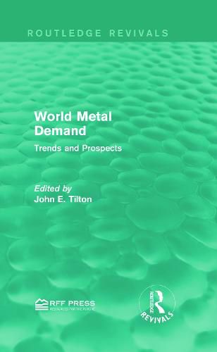 Cover image for World Metal Demand: Trends and Prospects