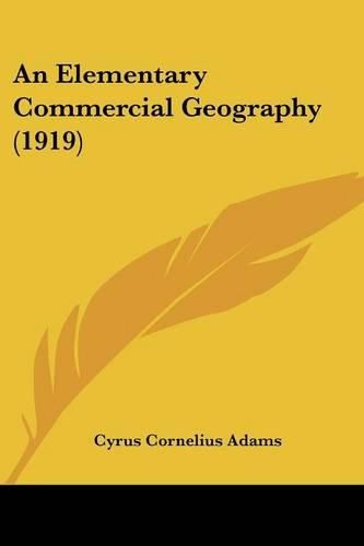 An Elementary Commercial Geography (1919)