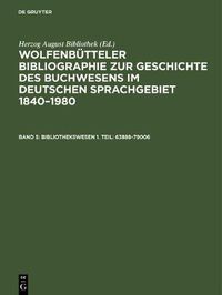 Cover image for Bibliothekswesen 1. Teil: 63888-79006