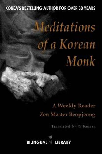 Cover image for Meditations of a Korean Monk - A Weekly Reader: English-Korean Parallel Text Edition