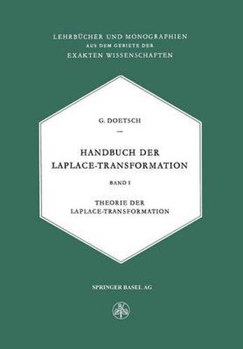 Cover image for Handbuch der Laplace-Transformation: Band I: Theorie der Laplace-Transformation