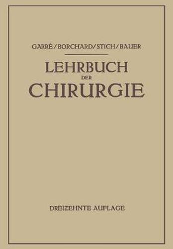 Lehrbuch Der Chirurgie