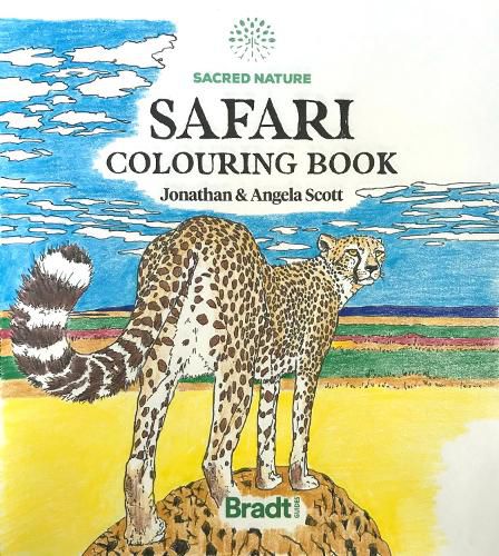 Cover image for Sacred Nature Safari Colouring Book