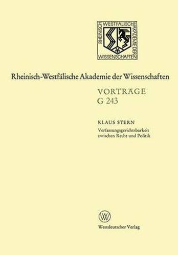 Cover image for Verfassungsgerichtsbarkeit Zwischen Recht Und Politik