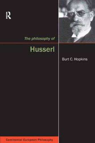 Cover image for The Philosophy of Husserl