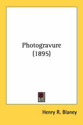 Cover image for Photogravure (1895)