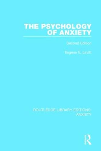 Cover image for The Psychology of Anxiety: Second Edition