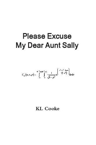 Cover image for Please Excuse My Dear Aunt Sally