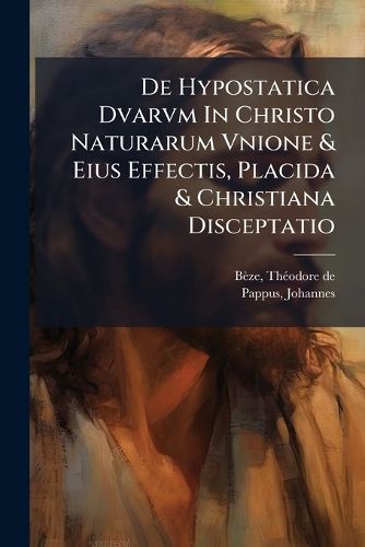 Cover image for de Hypostatica Dvarvm in Christo Naturarum Vnione & Eius Effectis, Placida & Christiana Disceptatio
